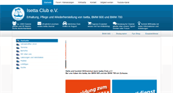 Desktop Screenshot of isetta-club.de